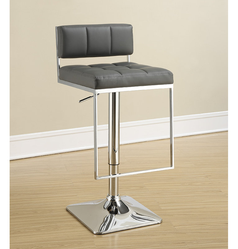 Wade Logan® Kinnear Swivel Adjustable Height Stool & Reviews Wayfair